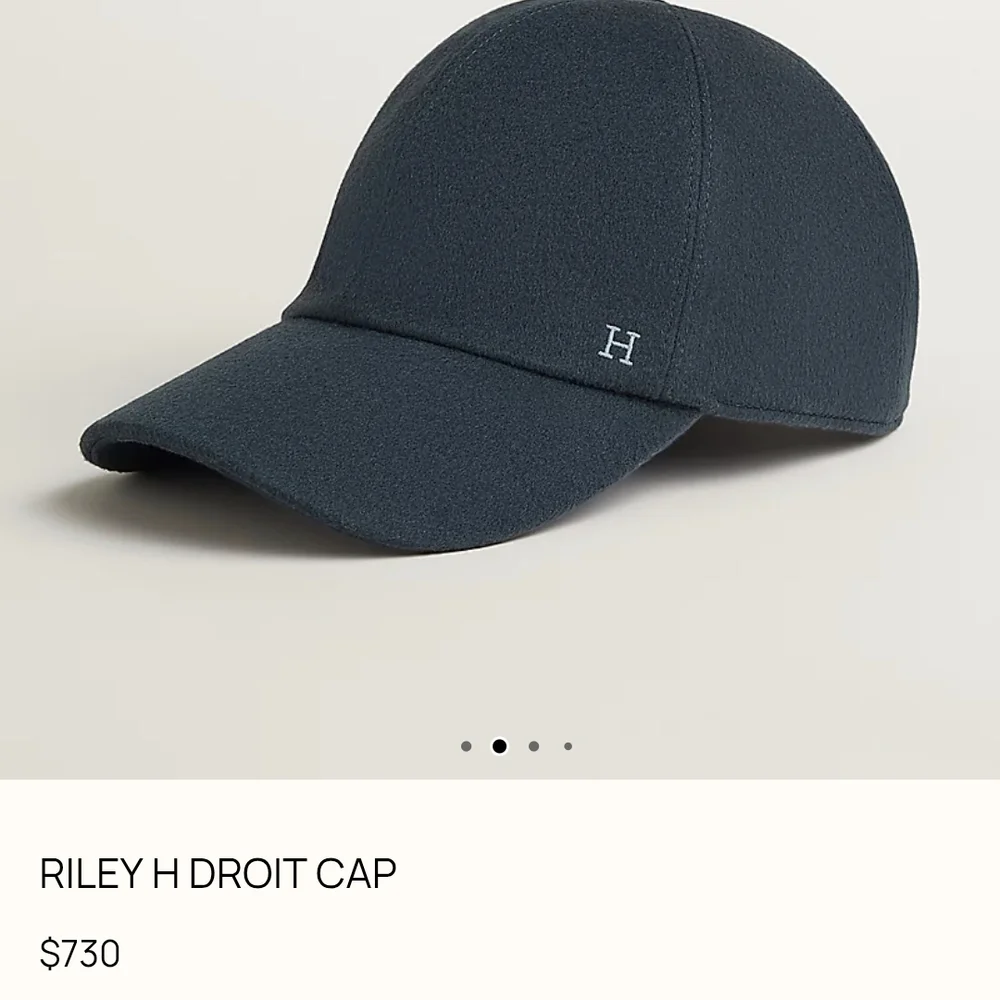 HERMES RILEY H DROIT CAP - Picture 6 of 8